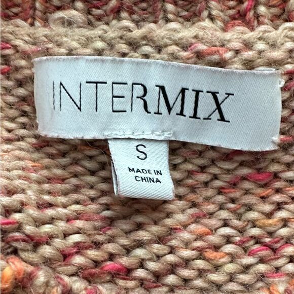 Intermix Vanessa Pink Puff Sleeve Cropped Sweater| Size S - Picture 9 of 10
